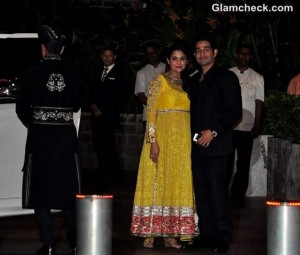 Amrita Arora Saif Kareena Post Wedding Party Taj Mahal Hotel