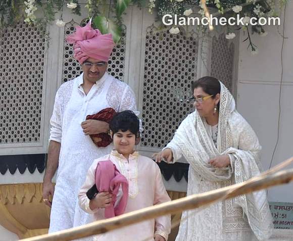 Akshay and Twinkles son Aarav