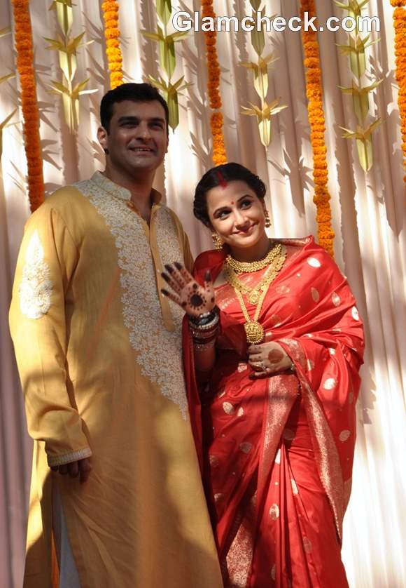 Vidya Balan and Siddharth Roy Kapoor wedding