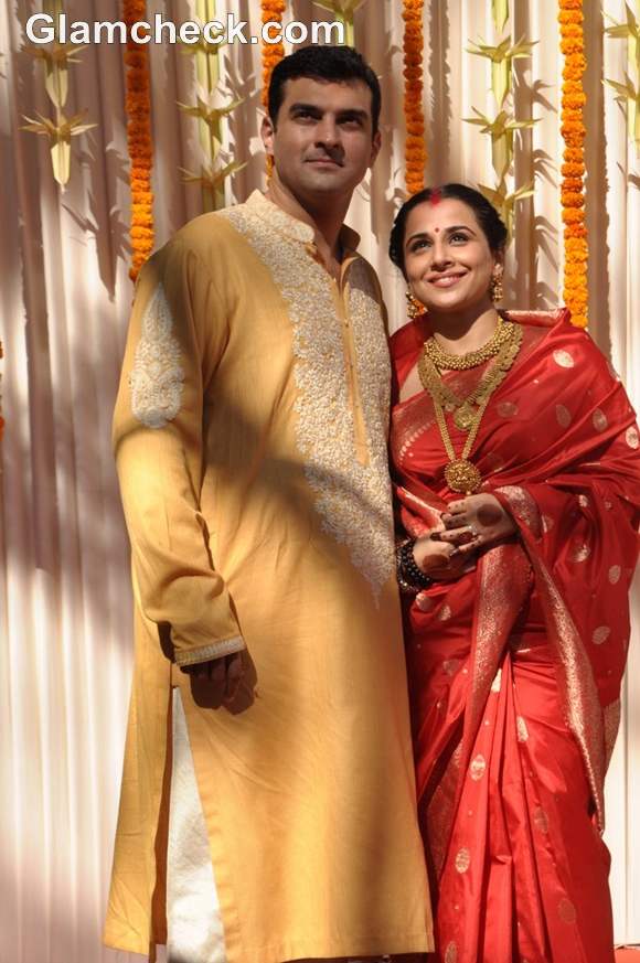Vidya Balan and Siddharth got  married