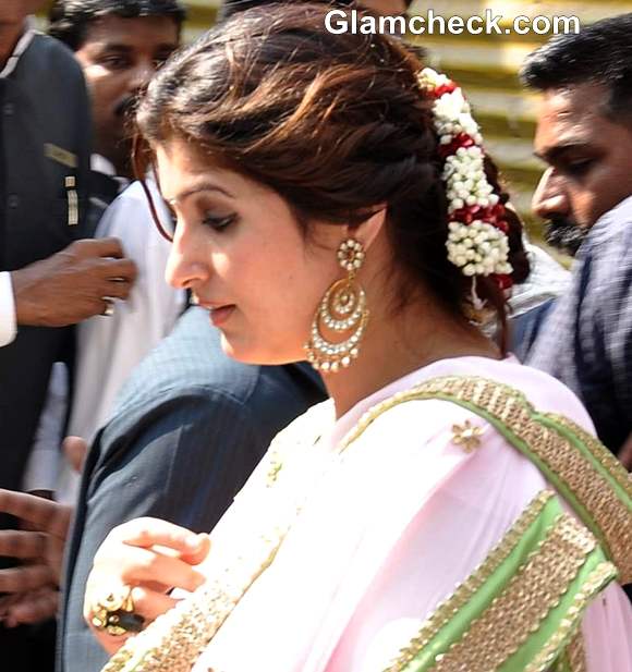 twinkle khanna at akshay kumar sister wedding