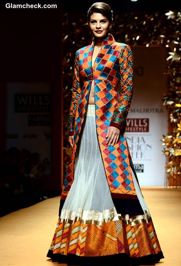 Jacqueline Fernandes for Manish Malhotra WIFW Fall-Winter 2013