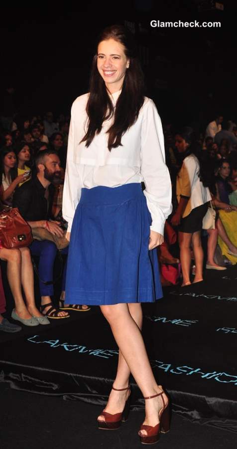 Kalki Koechlin at Lakme Fashion Week Winter Festive 2013