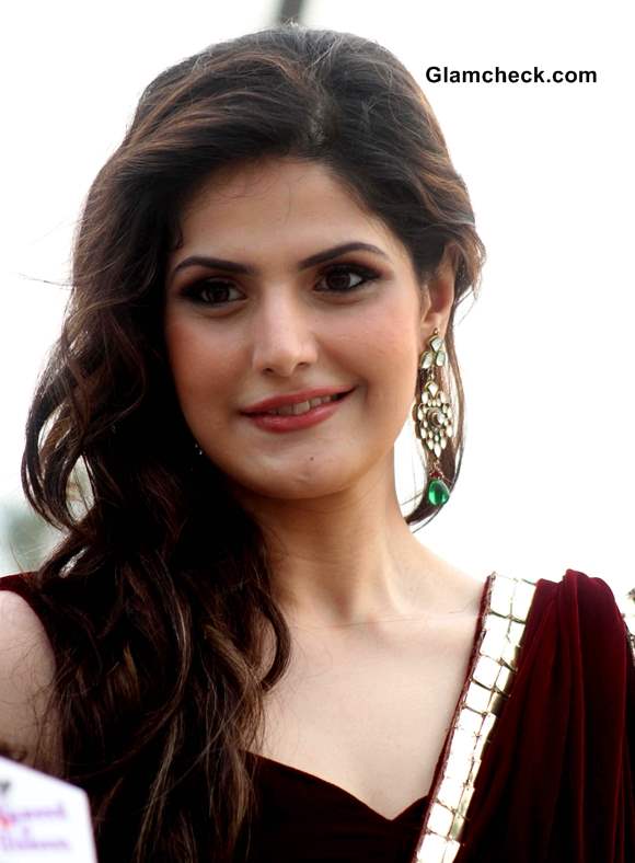 Zarine Khan 2013 pics in sari