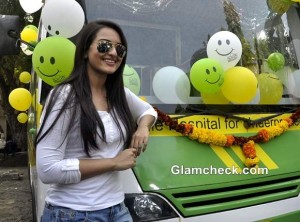 Sonakshi Sinha Launches Smile Foundations Mobile Hospital Programme