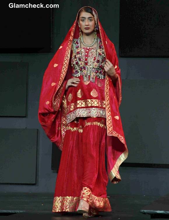 Designer Red Lehenga by Suneet Varma