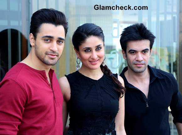 Imran Khan Kareena Kapoor and film maker Punit Malhotra promoted their film Gori Tere Pyaar Mein