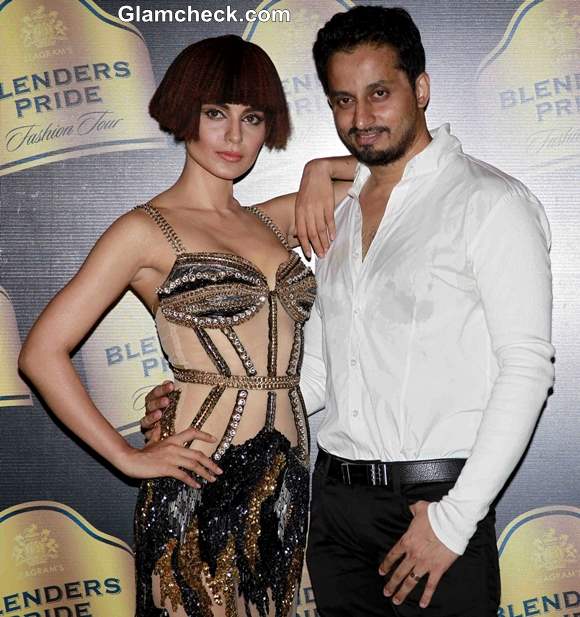 Kangana Ranaut for Gavin Miguel at Blenders Pride Fashion Tour 2013