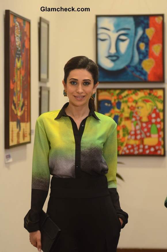 Karisma Kapoor Inaugurates Bal Disha Art Exhibition in Mumbai