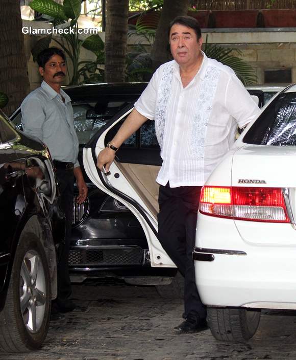 Randhir Kapoor at the Annual Christmas Lunch 2013
