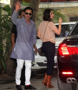 Saif and Kareena at the Annual Christmas Lunch 2013