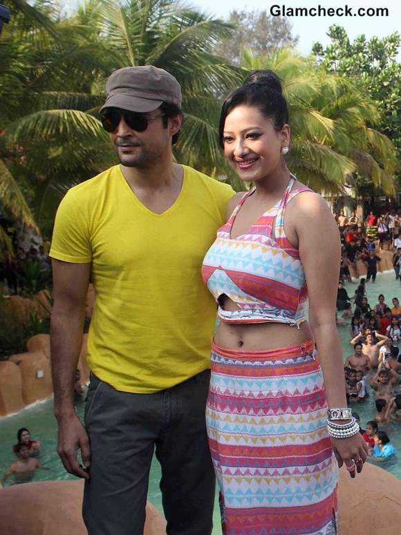 Rajeev Khandelwal and Madalasa Sharma Promote Samrat Co at Water Kingdom