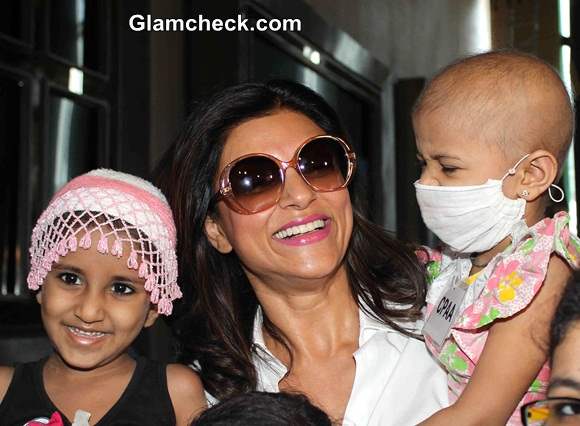 Sushmita Sen celebrates 20 years of winning Miss Universe crown with Kids