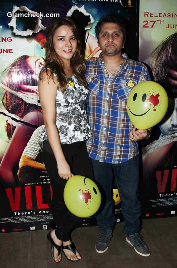 Udita Goswami with filmmaker Mohit Suri