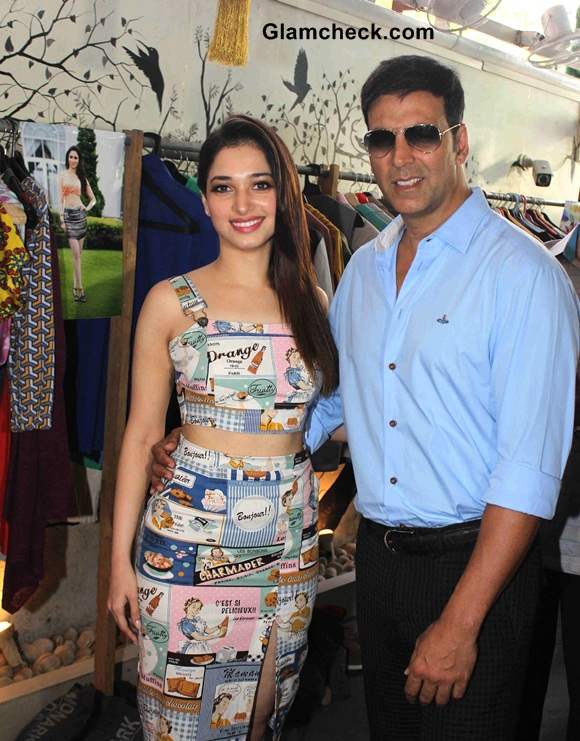 Akshay Kumar and Tamannaah Bhatia Promote Entertainment