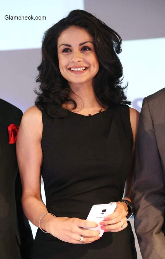 Gul Panag attends the launch of the Samsung Galaxy Note 4 smartphone in India