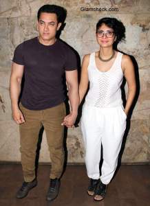 Amir Khan with Kiran Rao at Special Screening of After My Garden Grows