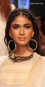Hoop Earrings Indian Winter Festive look