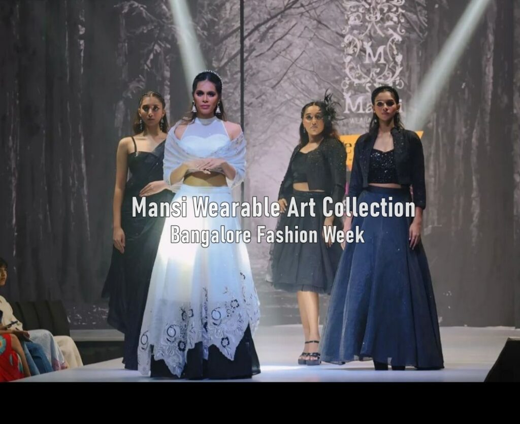 Mansi Wearable Art Collection at Bangalore Fashion Week