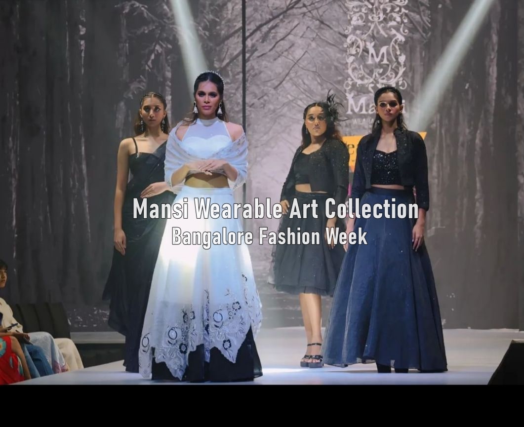 Mansi Wearable Art Collection at Bangalore Fashion Week