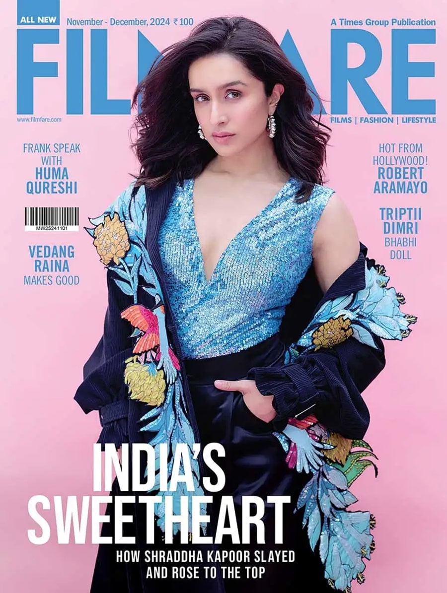 Shraddha Kapoor Filmfare November-December 2024 Cover Shoot