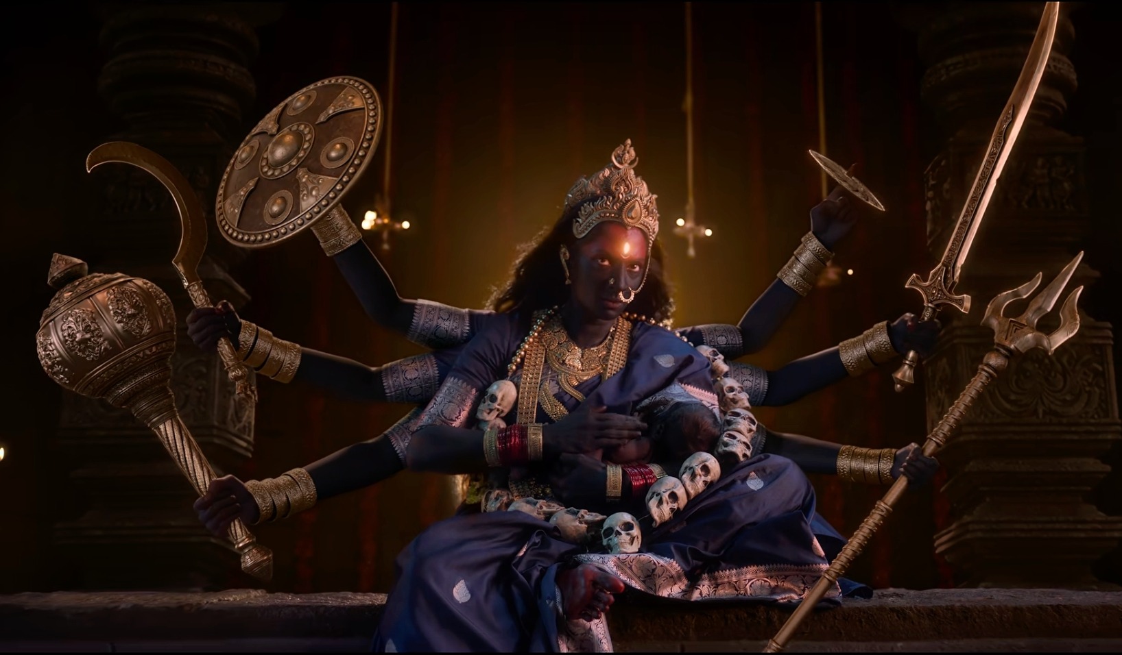 Sriya Reddy as Mahakali in Mahakali teaser