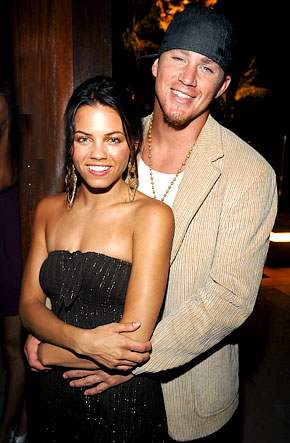 Jenna and Channing pose for a cause
