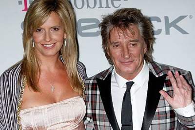 Rod Stewart’s wife Penny expecting