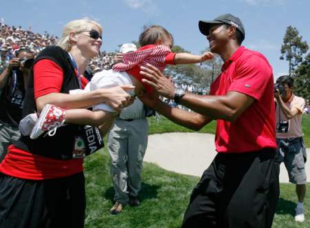 Tiger Woods and Elin unite for daughter’s B’Day