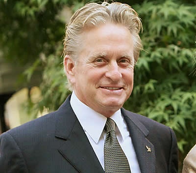 Tumor may take away Michael Douglas Voice