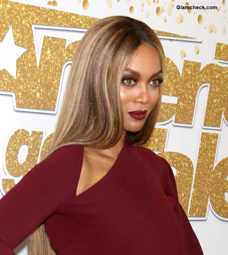 Tyra Banks 2018 Hairstyle makeup