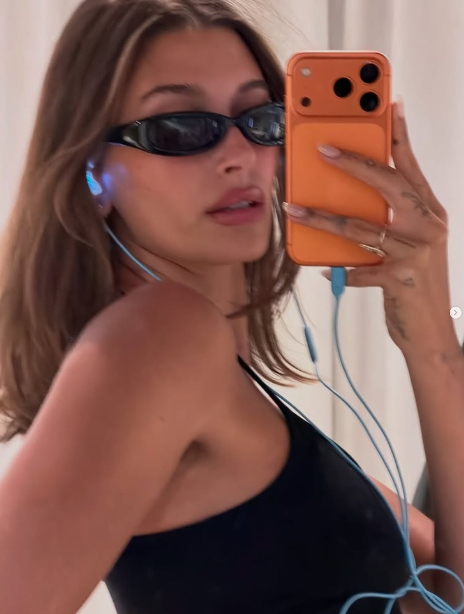 Hailey Biebers soft launches SKYLRK Wired Earphones