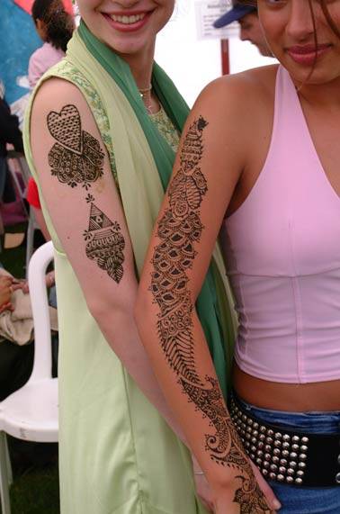 henna tattoos