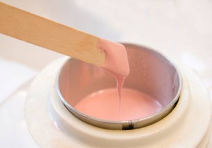 melted wax