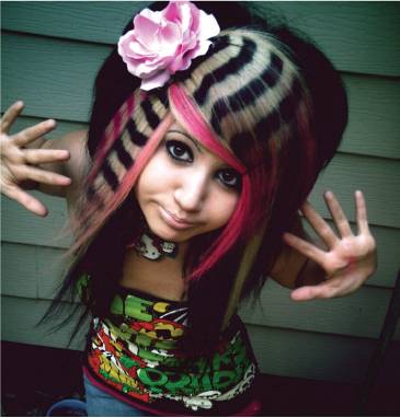 Funky hair color (2)