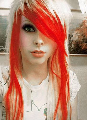 Funky red hair color (2)