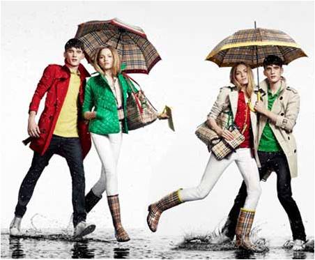 Burberry “April Showers collection”