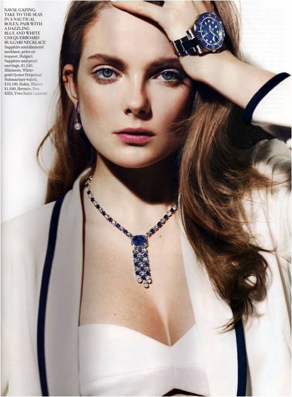 Eniko Mihalik graces Vogue UK July 2010 issue