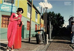 Astrid Munoz graces Harpers Bazaar Russia June 2010