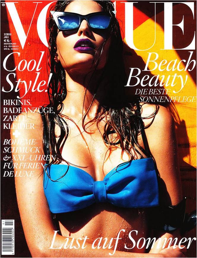 Cameron Russel for Vogue Germany July 2010