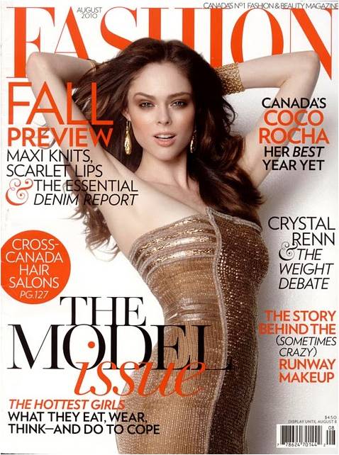 Coco Rocha for Fashion Magazine August 2010