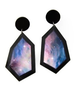 Drown Nebula drop earrings