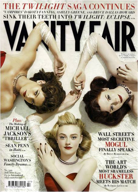 Eclipse stars in Vanity Fair July 2010