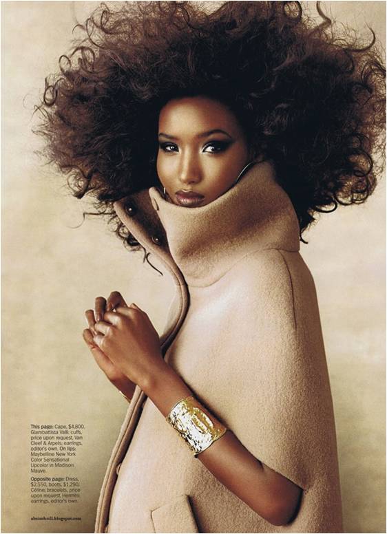 Fatima Said for Marie Claire US July 2010