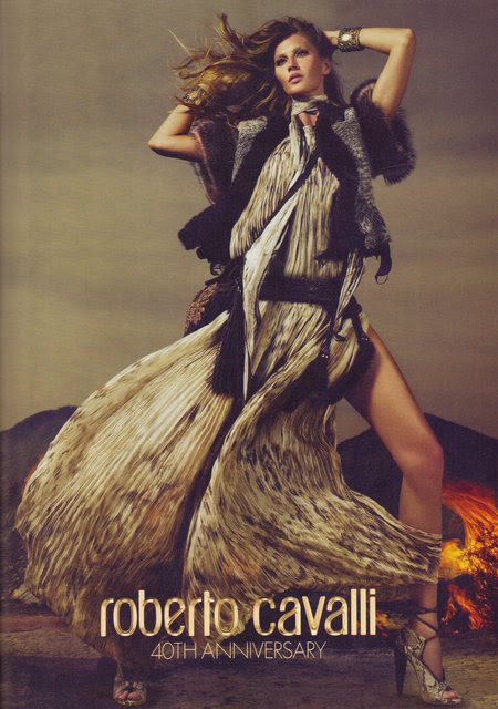 Gisele Bundchen for Roberto Cavalli F/W 2010-2011 Campaign