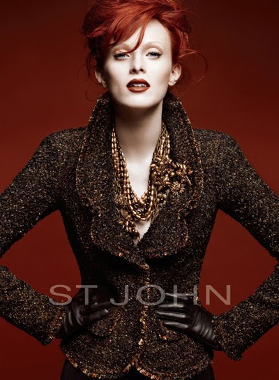 Karen Elson for St.John Fall 2010 Campaign -3