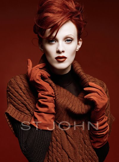 Karen Elson for St.John Fall 2010 Campaign