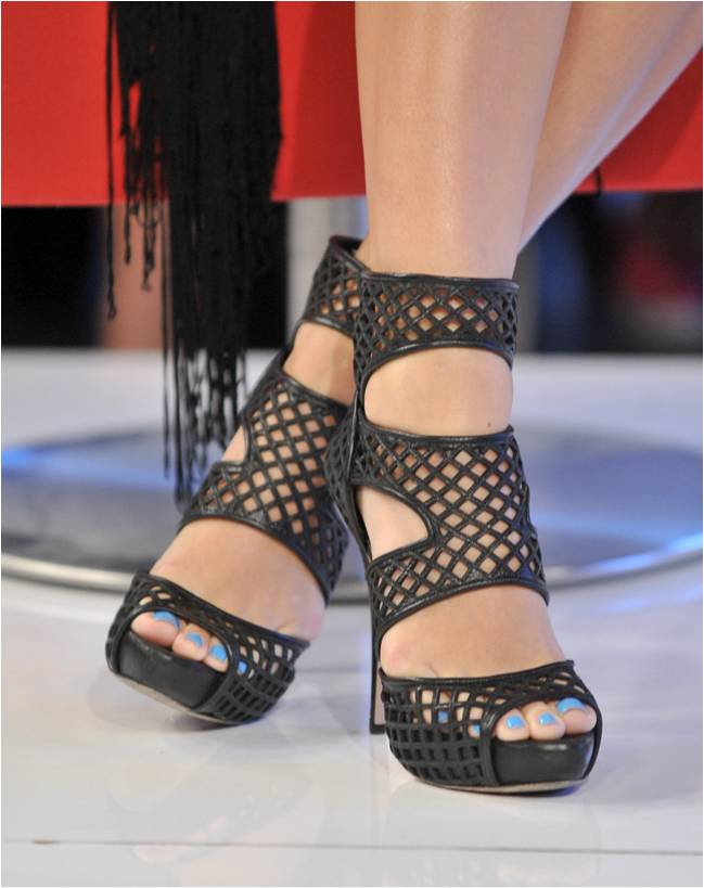 Katy Perry peep-toe heels