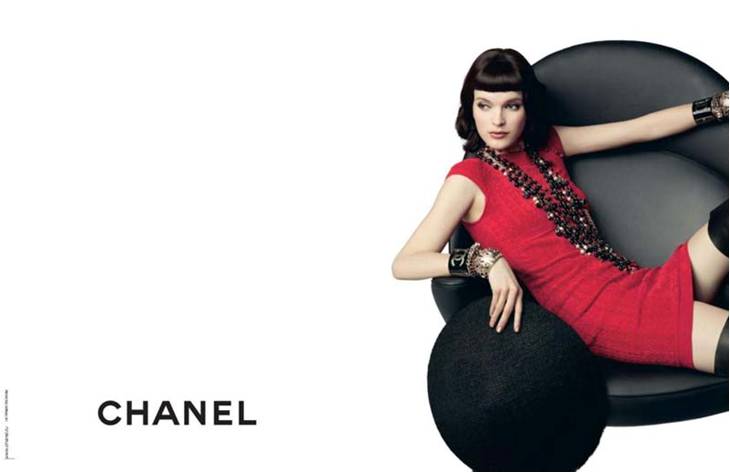 Mirte Mass for Chanel Pre-Fall 2010 Campaign