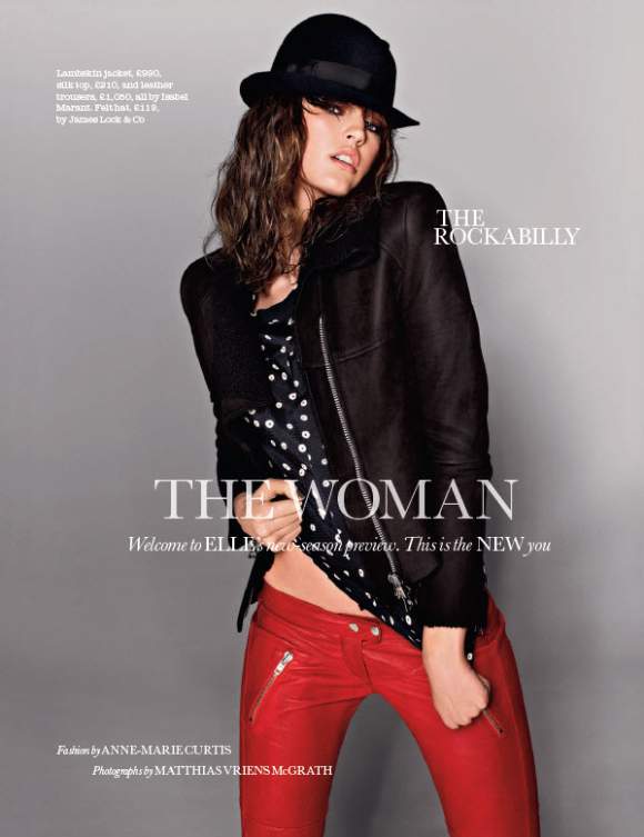 Ali Stephens for Elle UK August 2010